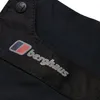 Detailaufnahme der GTX II Gamaschen von Berghaus; schwarz mit Logo und Druckknopf. Produktbild-Vorschau
