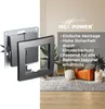 Taster McPower ''Flair'' 2-fach, 250V/10A, UP, anthrazit Produktbild-Vorschau 4