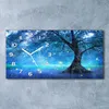 Wanduhr aus Glas – 60x30 cm - Glasbild - Glasuhr - Produktbild-Vorschau 2