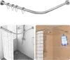 Barre de rideau de douche réglable en forme de L - 18 Voir les images du produit 2