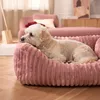 4L Textil BELLA Plüsch-Hundebett und Katzenbett mit breiten Produktbild-Vorschau 5