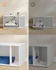 FEANDREA Katzenhaus mit Doppeltüren, Katzenklo-Schrank, Produktbild-Vorschau 4