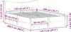 vidaXL Massivholzbett ohne Matratze Weiß 120x200 cm Produktbild-Vorschau 8