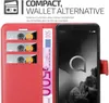 Cadorabo Hülle für Alcatel 1S 2019 Schutz Hülle in Rot Produktbild-Vorschau 5