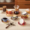 VANCASSO 6-tlg. Tassen-Set, Porzellan Cappuccino-Set, Produktbild-Vorschau 6