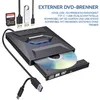 Externes DVD Laufwerk, RGB CD Laufwerk Extern USB 3.0 Produktbild-Vorschau 3