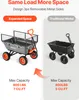 Chariot de jardin VEVOR avec fonction basculante, chariot à Voir les images du produit 2