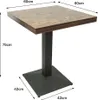 Esstisch 60cm Bistrotisch Bartisch Quadratisch Stehtisch Produktbild-Vorschau 7