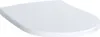 A white toilet seat lid is shown from a slightly elevated diagonal angle against a white background. Anteprima dell’immagine prodotto