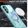 Dual Layer Hülle für Samsung Galaxy S23+ Metall Ring Produktbild-Vorschau 4