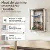K-Möbel Vitrine suspendue en verre en chêne Sonoma Voir les images du produit 2
