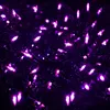 A close-up, abstract view of many small, glowing purple LED lights. Produktbild-Vorschau