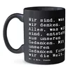 Mr. & Mrs. Panda Kaffeetasse Wir sind, was wir... - Schwarz Produktbild-Vorschau 2