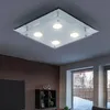 LED Deckenleuchte, 4 flammig, Chrom, Glas, L 34cm, 2er Set Produktbild-Vorschau 6