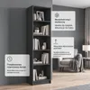 SELO Nowoczesny regał na książki 50 x 31 x 183 cm – Podgląd zdjęcia produktu 4