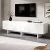 Merax TV-Schrank mit 4 Türen, Modernes TV Lowboard mit Produktbild-Vorschau 2