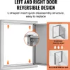 SucceBuy porta di accesso al barbecue 457 x 533 mm, acciaio Anteprima dell’immagine prodotto 4