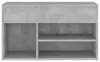 vidaXL Ławka pod buty beton szara 80x30x45 cm materiał Podgląd zdjęcia produktu 3