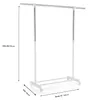 Rollgarderobe SALA Garderobenwagen Kleiderständer weiß Produktbild-Vorschau 7