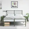 Nachttische 2 Stk. Olivgrün 34,5x39x44 cm Stahl Produktbild-Vorschau 2