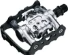 VP Pedale X92 Kombi SPD Flat Schwarz Silber inklusive Produktbild-Vorschau 1