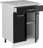 Unterschrank Vicco R-Line Schwarz Hochglanz 60 cm mit Produktbild-Vorschau 5