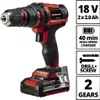 Einhell TE-CD 18/45 3X-Li+22 Akku-Bohrschrauber | 2 Akkus, Produktbild-Vorschau 10