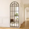 Miroir de salle de bain incurvé, miroir pleine longueur Voir les images du produit 5