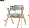 Flieks Klappbare Esszimmerstühle 2er Set, Küchenstühle Produktbild-Vorschau 7