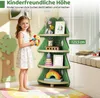 Dětský regál COSTWAY, 4patrový dětský regál s hvězdičkovým Náhled obrázku produktu 8