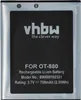 vhbw Akku kompatibel mit Alcatel One Touch OT-875T, OT-875, Produktbild-Vorschau 3