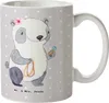 Mr. & Mrs. Panda Tasse Juwelierin Herz - Grau Pastell - Produktbild-Vorschau 1