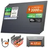 Solarway®️ 2000Wp / 800W Balkonkraftwerk mit 2,7 kWh Produktbild-Vorschau 1