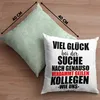 Jobwechsel Deko-Kissen mit Füllung 40x40 Geschenk Kollegin Produktbild-Vorschau 4