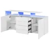Credenza moderna da 160 cm con illuminazione LED e Anteprima dell’immagine prodotto 11