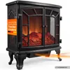 Elektrický krb 1000 - 2000W s dálkovým ovládáním | černý Náhled obrázku produktu 1