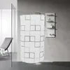 Barre de rideau de douche,Barre de rideau de bain courbe en Voir les images du produit 11