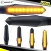 Area1 Motorrad LED Blinker e- schwarz, Lauflicht-Effekt, M8 Produktbild-Vorschau 1