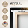 MuchoWow® - Leinwandbilder - Frau - Abstrakt - Schwarz - Produktbild-Vorschau 3