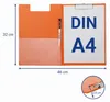 MAUL Porte-documents A4 format portrait Carton Film orange Voir les images du produit 4