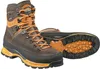 A pair of brown and orange hiking boots are shown against a white background. Anteprima dell’immagine prodotto