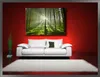 5130 Sonnenlicht Wald Leinwandbild 3-teilig 120x80 cm Produktbild-Vorschau 2