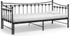 vidaXL Rozkládací pohovka černá kovová 90x200 cm Náhled obrázku produktu 5