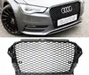 Wabendesign Kühlergrill Wabengrill Glanz passend für Audi Produktbild-Vorschau 8