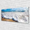 Acrylglasbilder 125x50 Wandbild Druck Strand Klippe Meer Produktbild-Vorschau 2