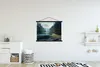 MuchoWow® Textilposter Wald - Gras - Berge - Bäume - Natur Produktbild-Vorschau 2