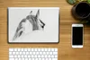 MuchoWow® Laptop Aufkleber Sticker Cover Pferd - Weiß - Produktbild-Vorschau 2