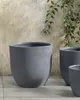 BELIANI Kvetináč sivý vláknitá hlina 55 x 55 x 53 cm Náhľad obrázku produktu 4