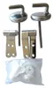 Wc-deckel mdf 18 zoll edelstahl-befestigungen - karamel - Produktbild-Vorschau 3