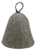 Saunahut aus Wollfilz (Grau 1002) Saunamütze mit witzigen Produktbild-Vorschau 3